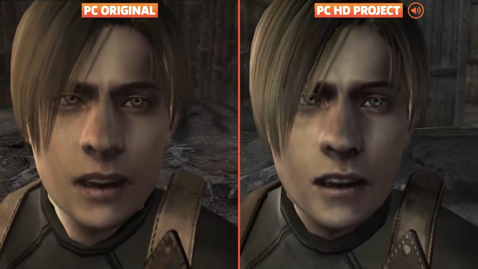《生化危机4》高清画质MOD对比PC原版效果演示