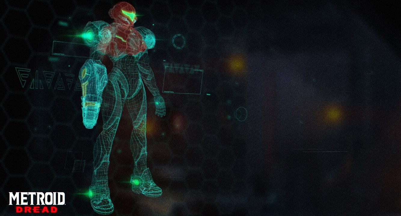 《Wallpaper Engine》银河战士生存恐惧装甲全息图动态壁纸