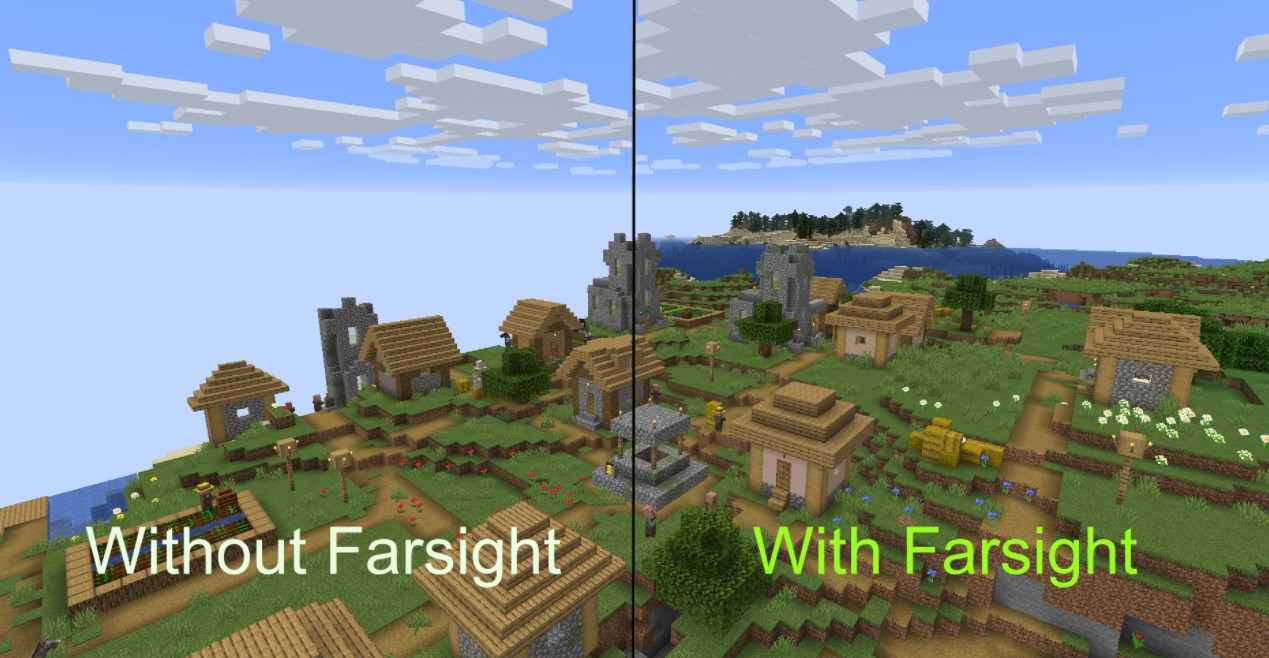 《我的世界》1.16.5已加载区块更远视距MOD