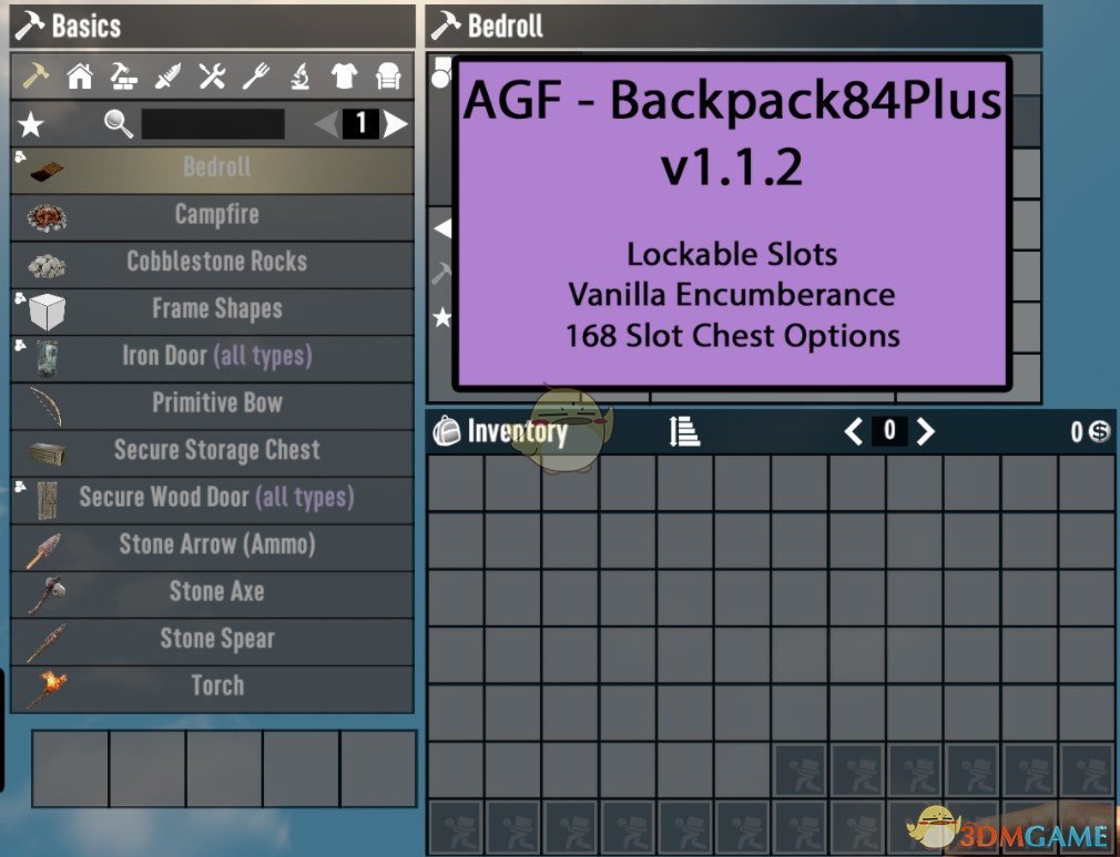 《七日杀》84格背包MOD