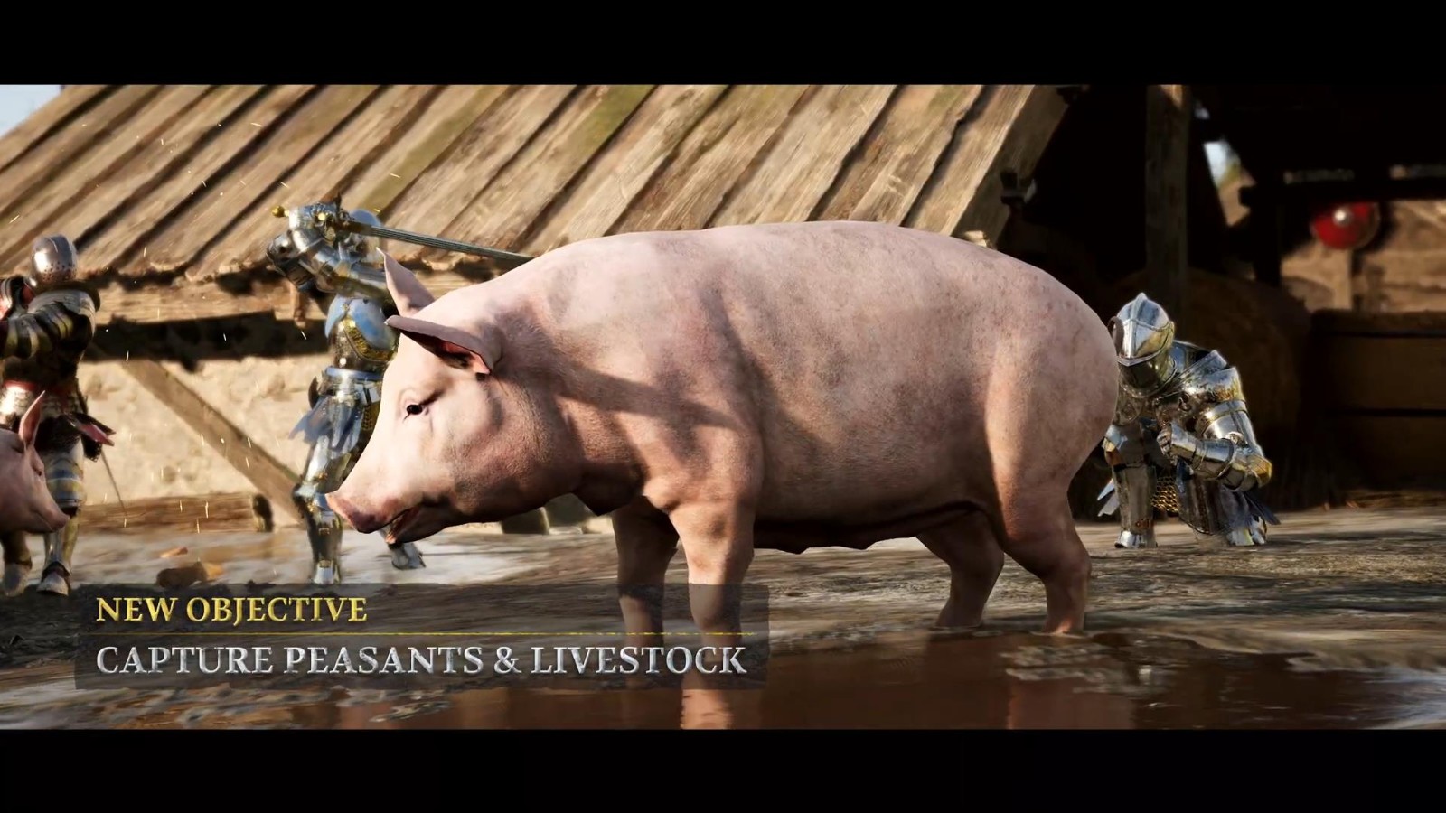 《骑士精神2》更新预告 掠夺农民和猪等物资