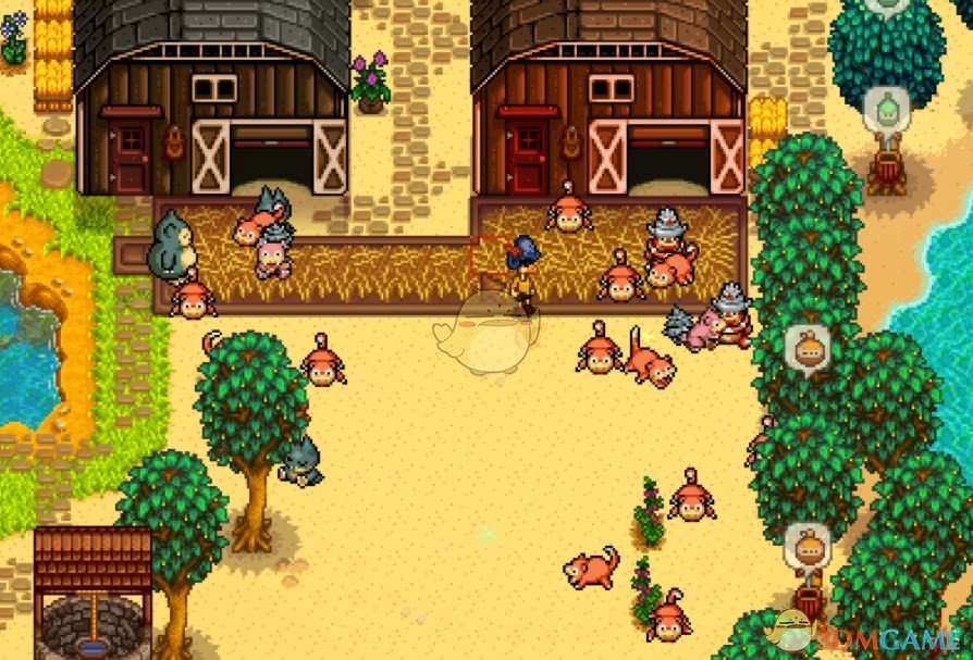 《星露谷物语》呆呆兽和卡比兽农场动物MOD