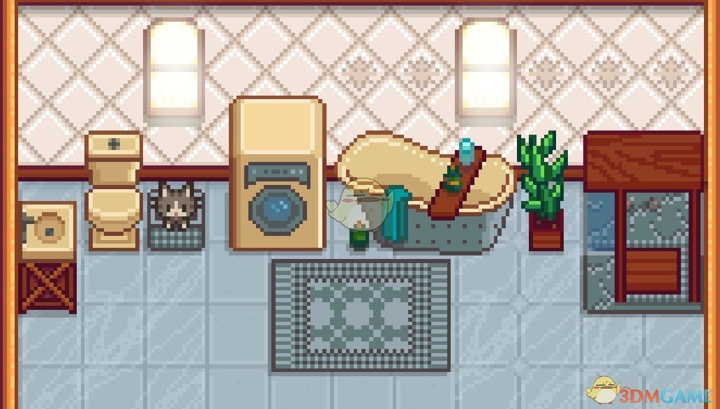 《星露谷物语》可爱浴室家具套装MOD