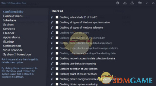 Win 10 Tweaker Pro(Win 10系统性能优化软件)V15.2 