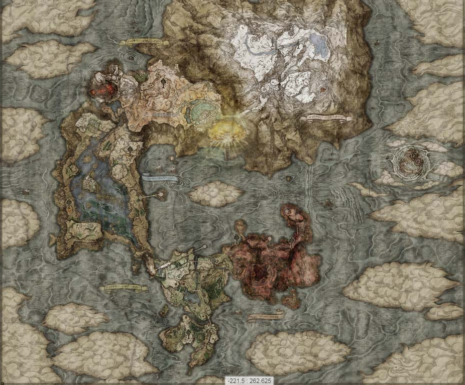 《艾尔登法环》游戏全收集全BOSS地图介绍