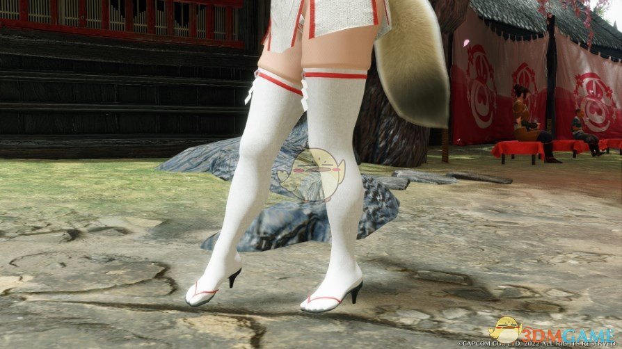 《怪物猎人：崛起》白丝长筒袜MOD