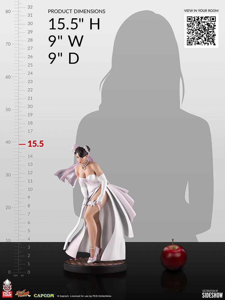 Sideshow《街头霸王5》婚纱装春丽雕像 售价655美元