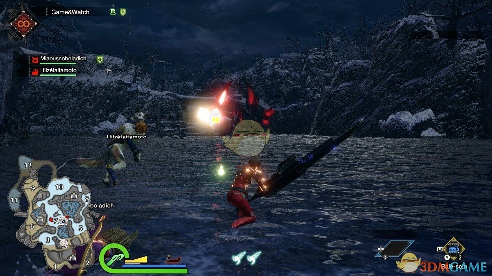 《怪物猎人：崛起》王国之心风格HUD MOD