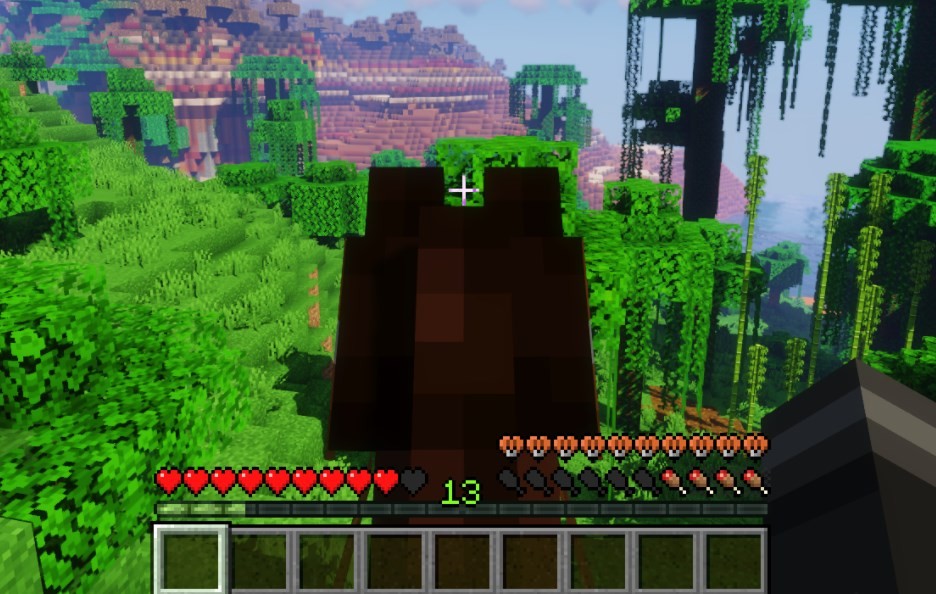 《我的世界》1.18.1骑乘显示饥饿生命值MOD