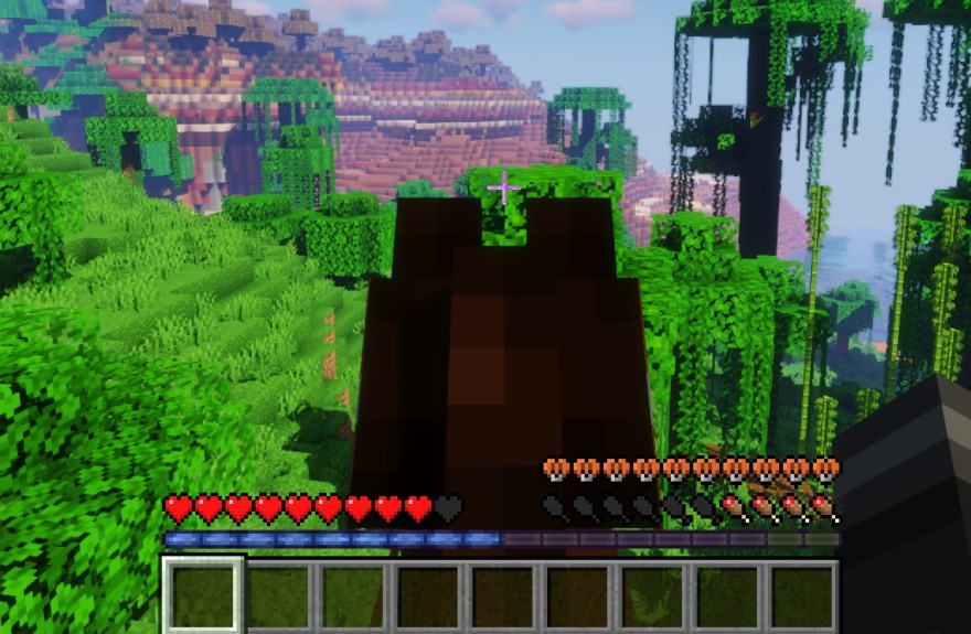 《我的世界》1.18.1骑乘显示饥饿生命值MOD