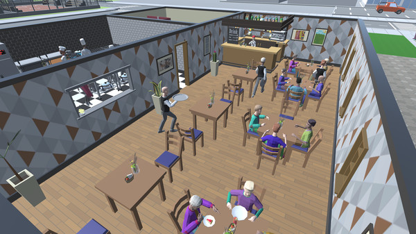 模拟策略游戏《模拟厨师：餐厅管理》上线Steam 4月发售