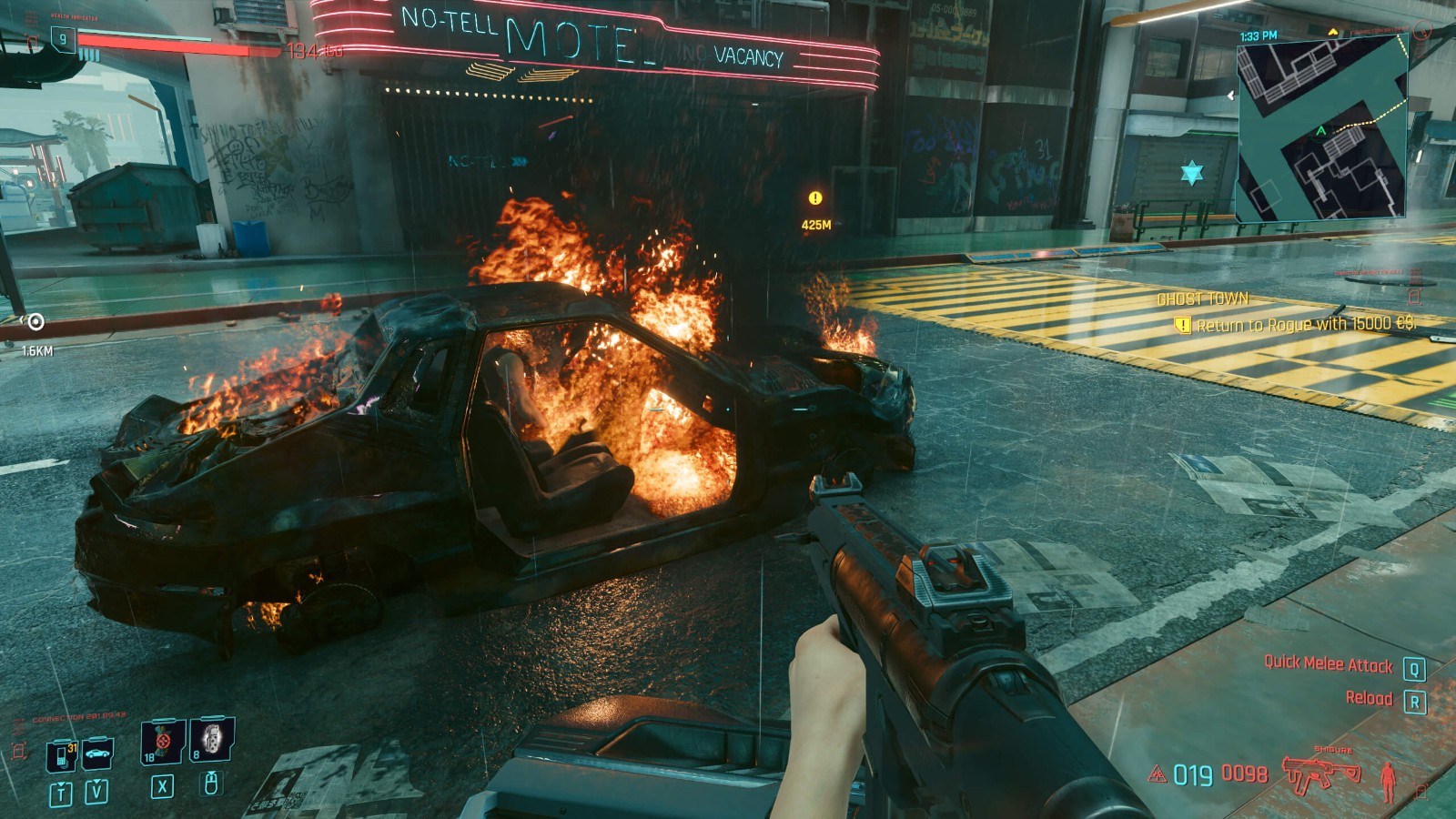 《赛博朋克2077》MOD加入载具战 优化爆炸火焰效果