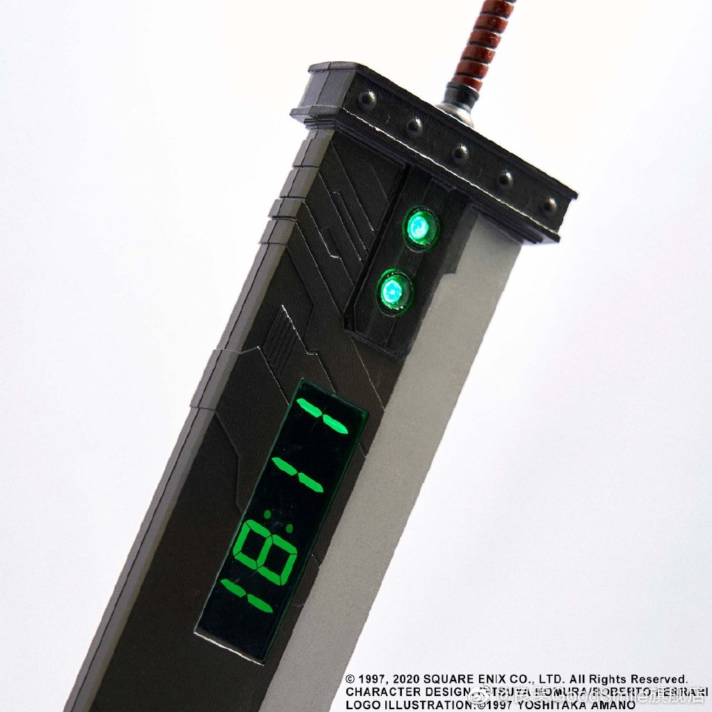 SE官方《最终幻想7：重制版》破坏剑闹钟 售价1245元