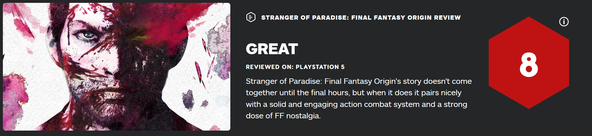 《最终幻想起源：天堂的陌生人》评分解禁 IGN 8分