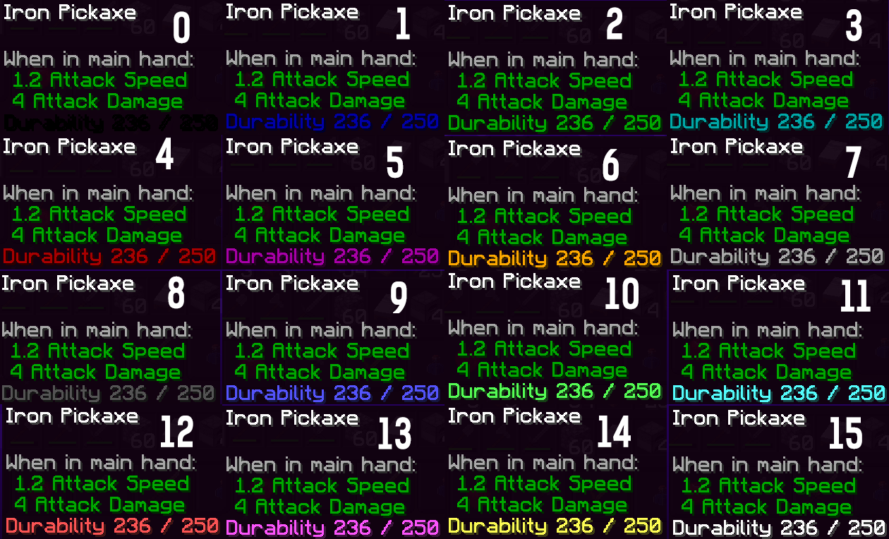 《我的世界》1.18.1耐久BUFF背包便利信息提示MOD