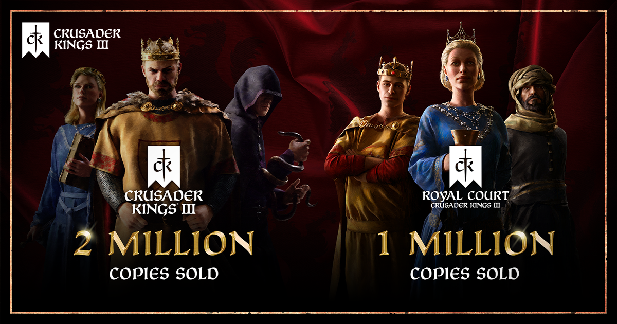 《十字军之王3》销量破两百万 主机版将于3月29日发售