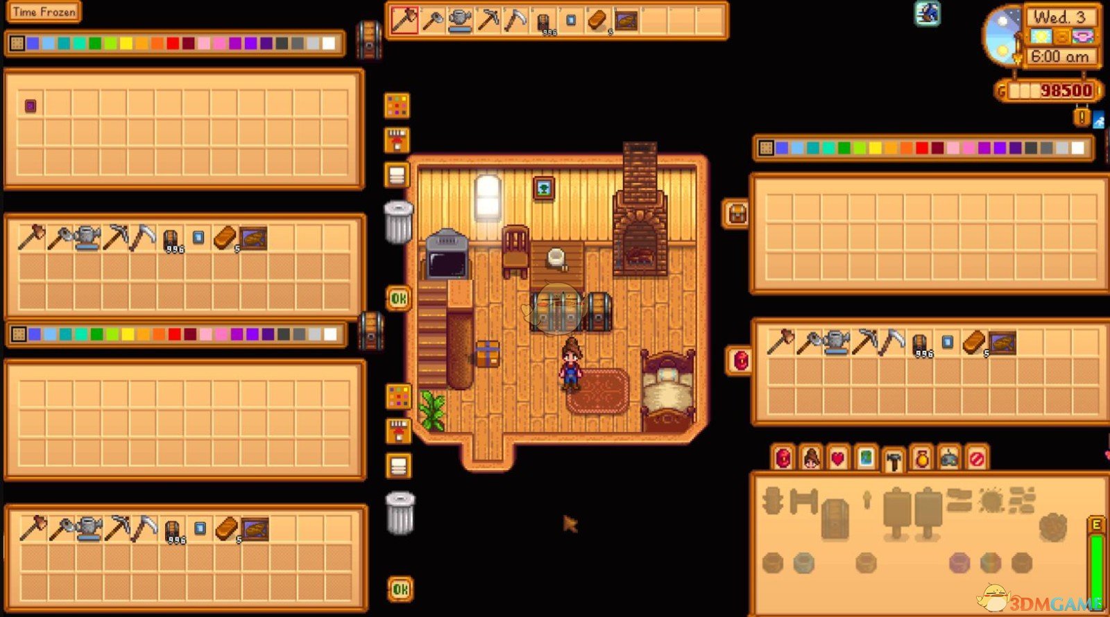 《星露谷物语》自定义界面菜单位置MOD