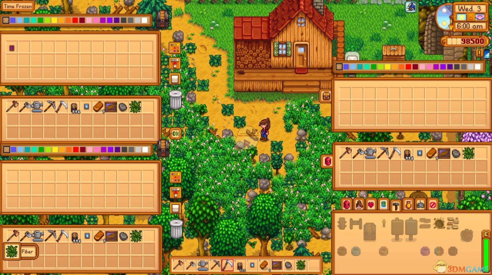 《星露谷物语》自定义界面菜单位置MOD