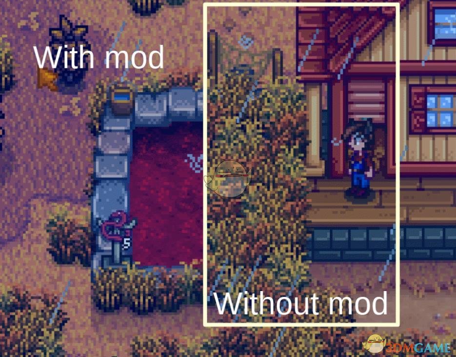 《星露谷物语》牧草不遮挡鱼塘MOD