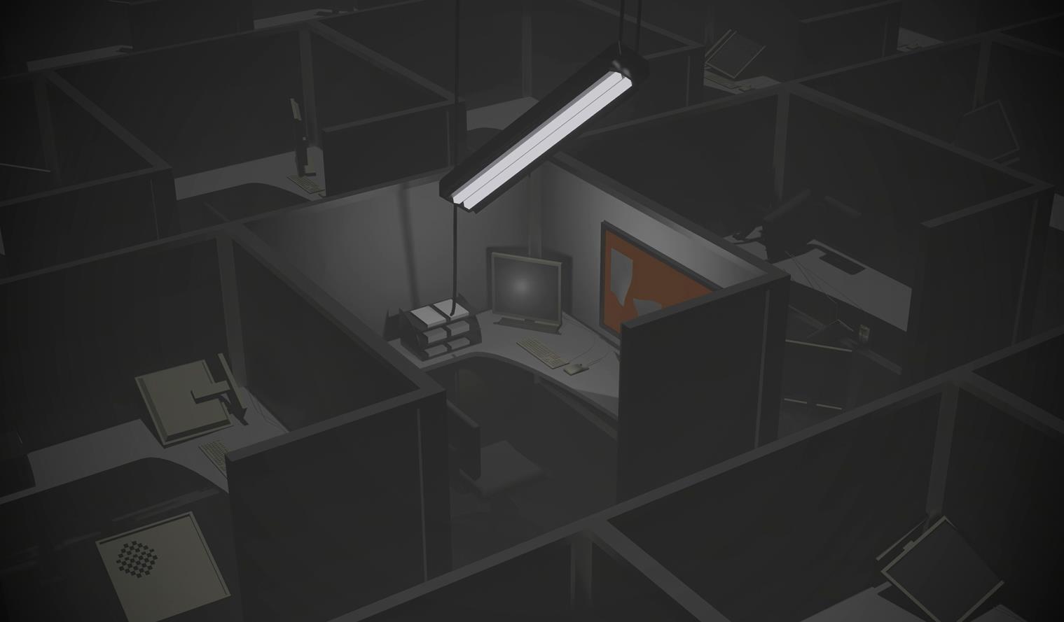 《Wallpaper Engine》废弃的办公桌场景动态壁纸