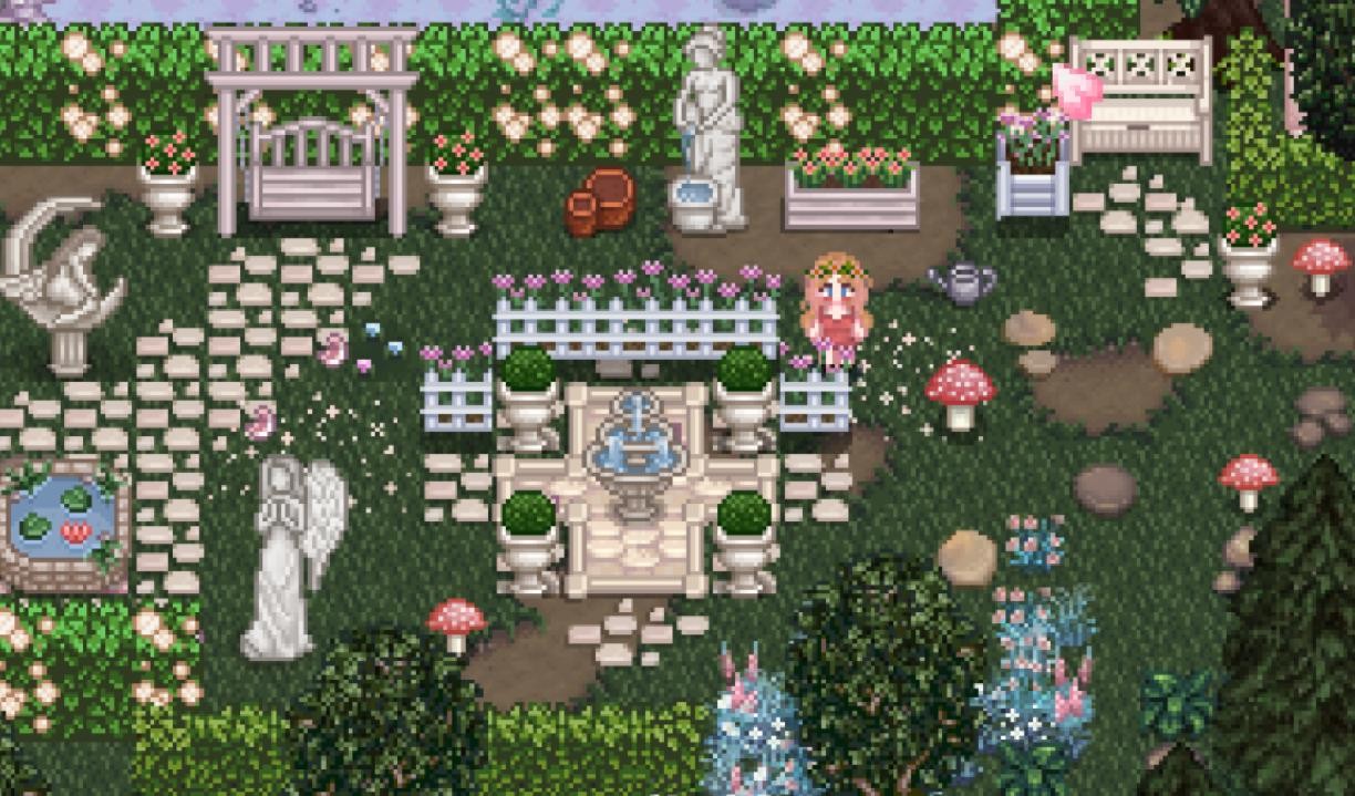 《星露谷物语》花园观赏家具MOD