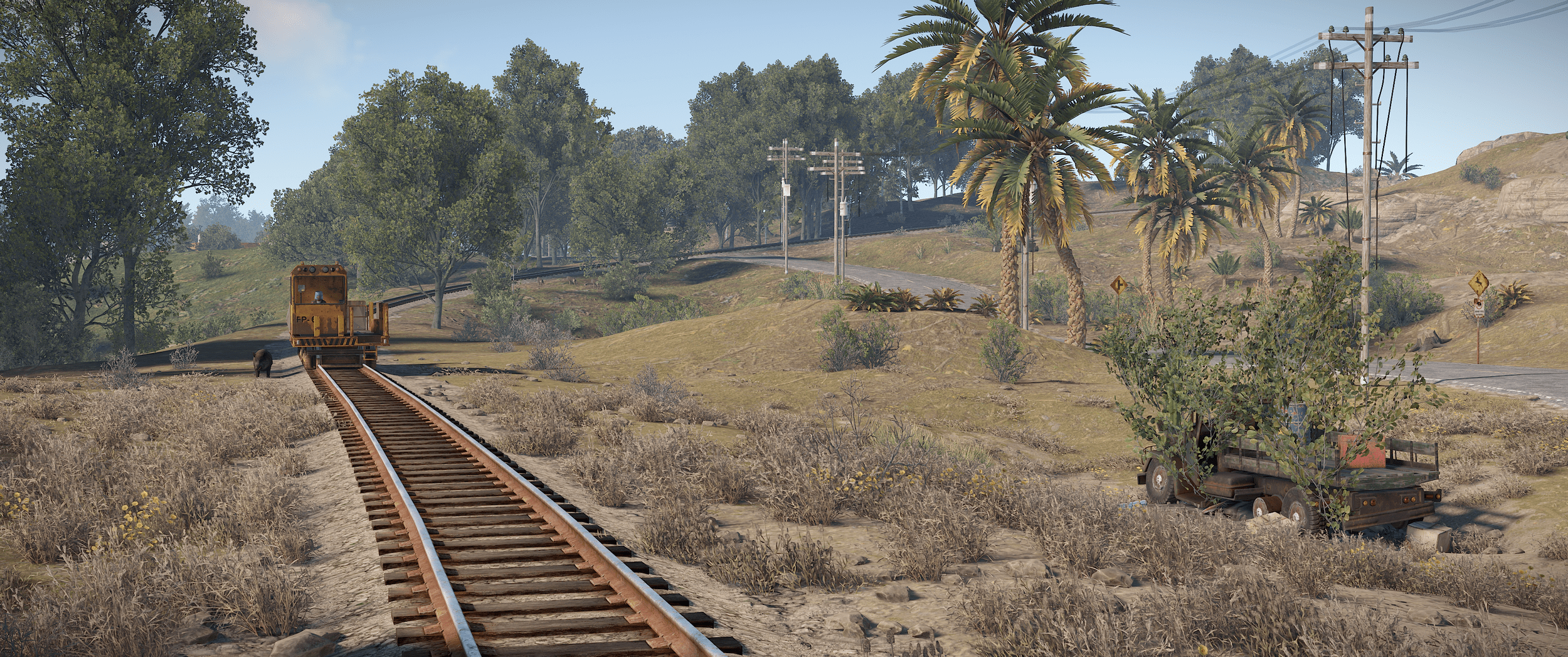 多人生存游戏《腐蚀》四月更新：增加滑索和火车轨道