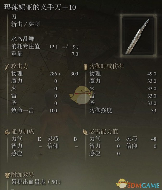《艾尔登法环》玛莲妮亚的义手刀使用心得分享