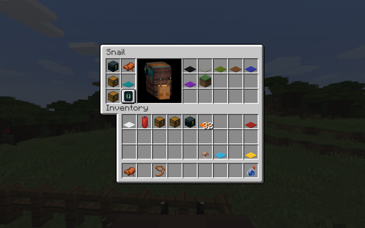 《我的世界》1.18.2新的生物蜗牛MOD