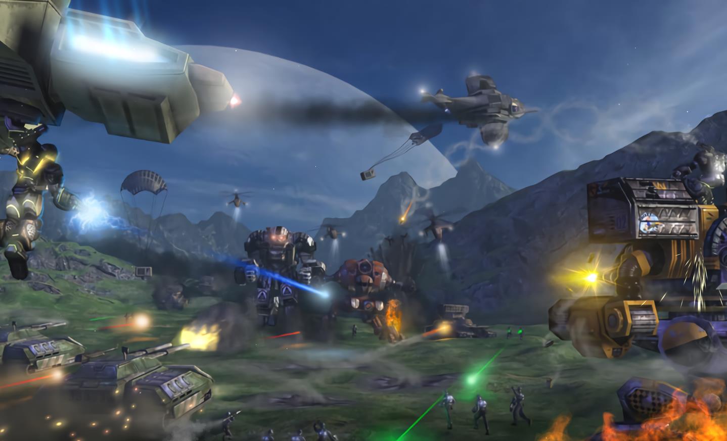 《Wallpaper Engine》机甲先锋2孤独之狼战斗特写动态壁纸