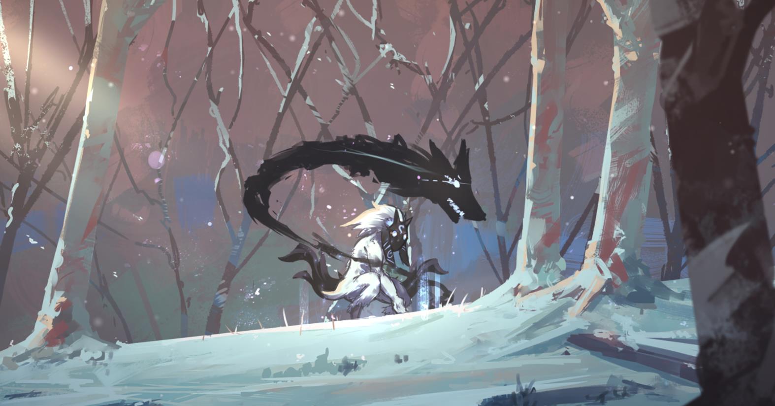 《Wallpaper Engine》英雄联盟千珏同人原画动态壁纸