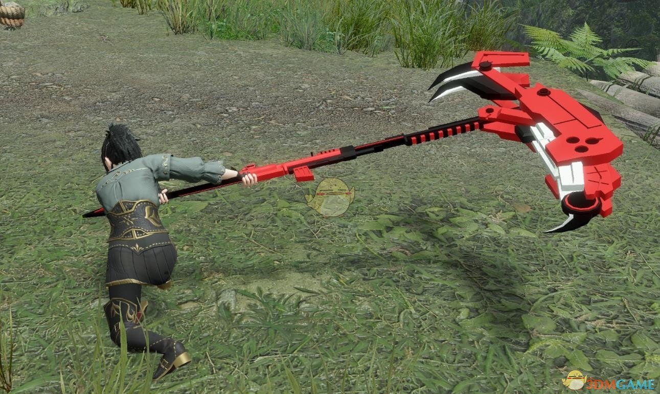 《怪物猎人：崛起》RWBY新月玫瑰镰刀MOD