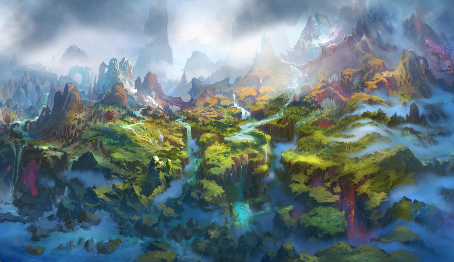 《Wallpaper Engine》魔兽世界龙族大陆地图动态壁纸