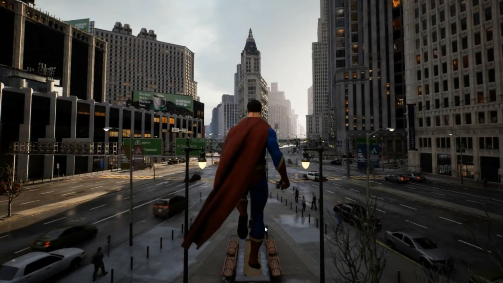 国外玩家用虚幻5 打造了《超人》飞行游戏DEMO