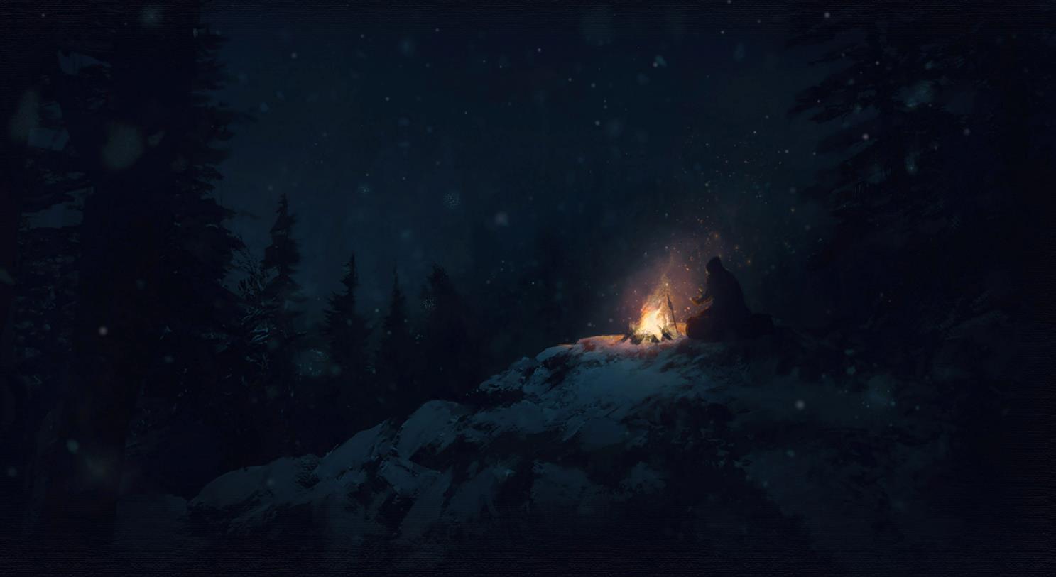 《Wallpaper Engine》中世纪王朝晚间营火动态壁纸