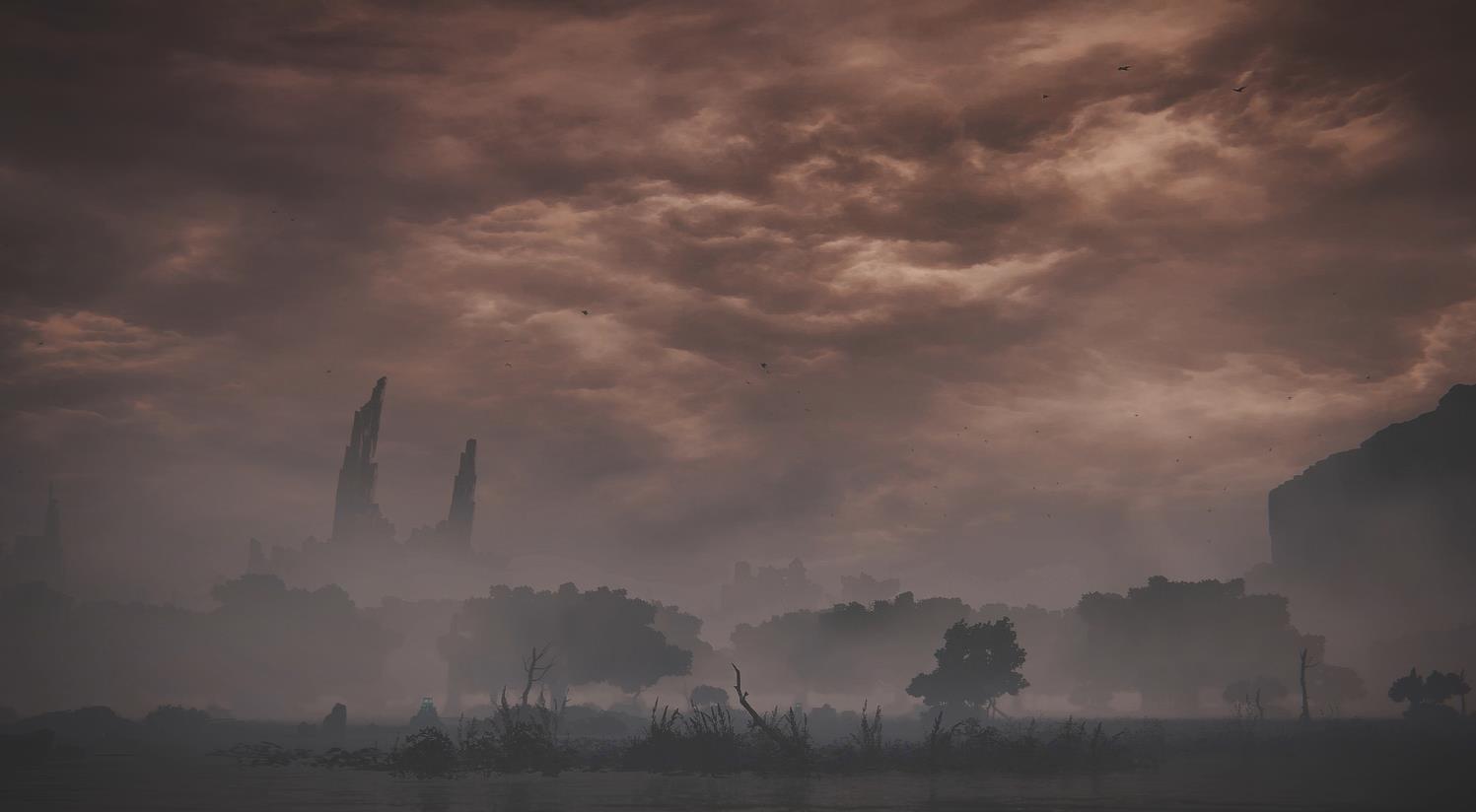 《Wallpaper Engine》艾尔登法环傍晚的耶利尼亚湖动态壁纸