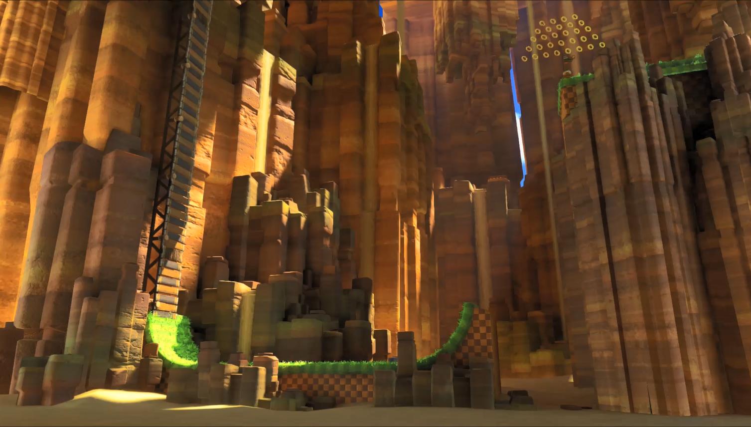 《Wallpaper Engine》索尼克力量绿山区域经典洞窟场景动态壁纸