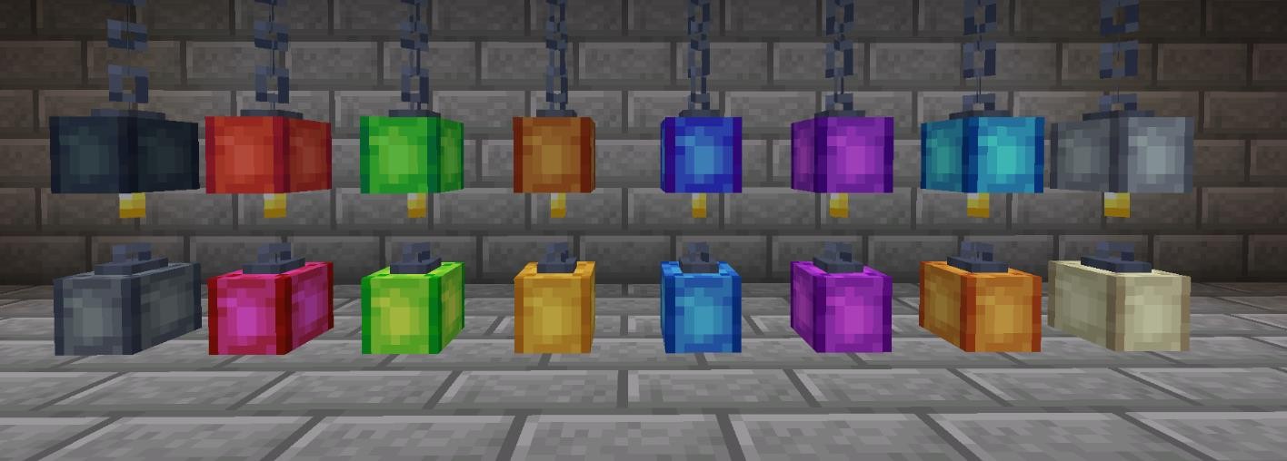《我的世界》1.18.2新的灯笼外观MOD