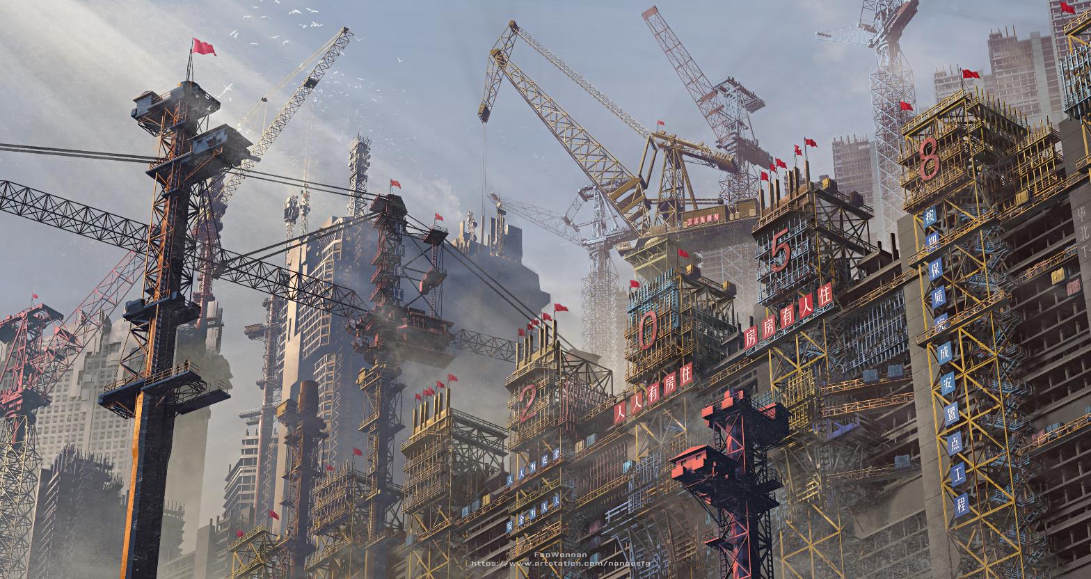 《Wallpaper Engine》大兴基建绘画动态壁纸