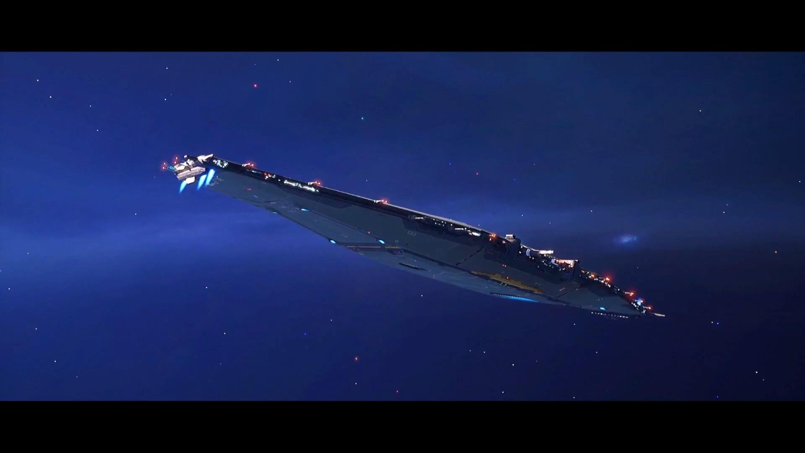 《家园3》卡-库申母舰演示视频 舰身角度可调节