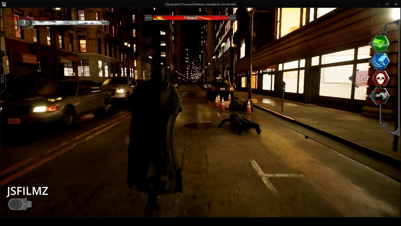 大神自制虚幻5版《蝙蝠侠》演示 次世代效果
