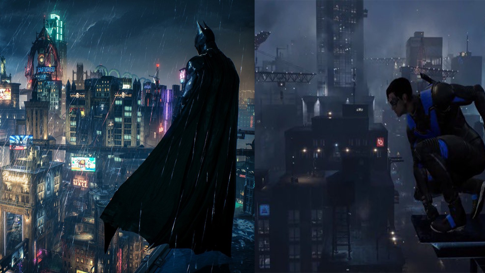 《哥谭骑士》与《蝙蝠侠阿卡姆》对比 新作画面不如旧作？