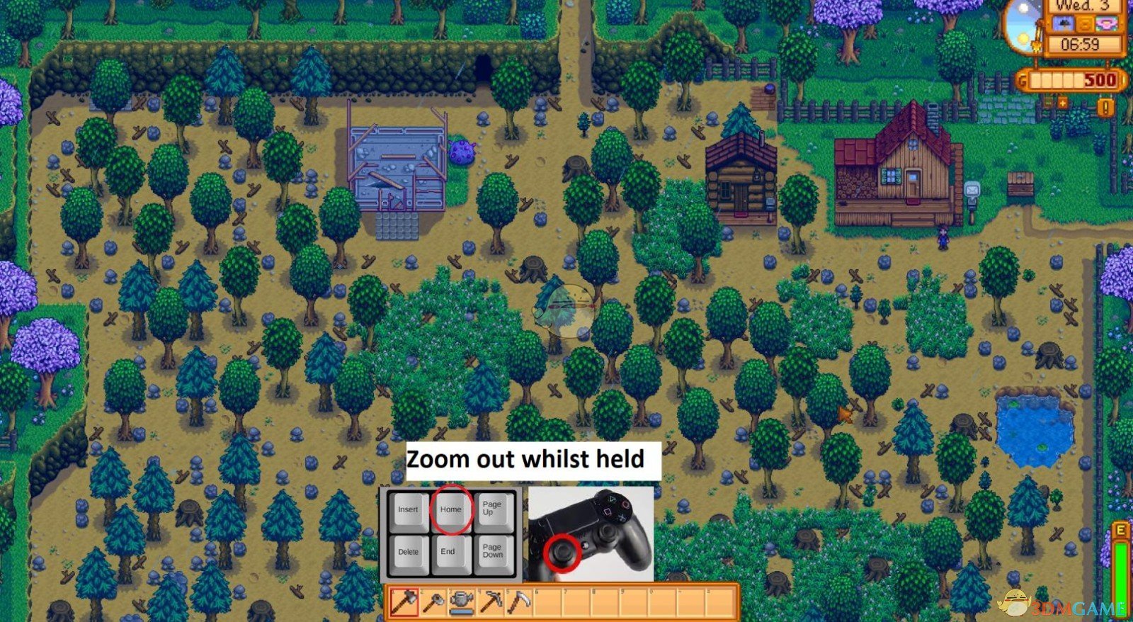 《星露谷物语》快速浏览农场MOD