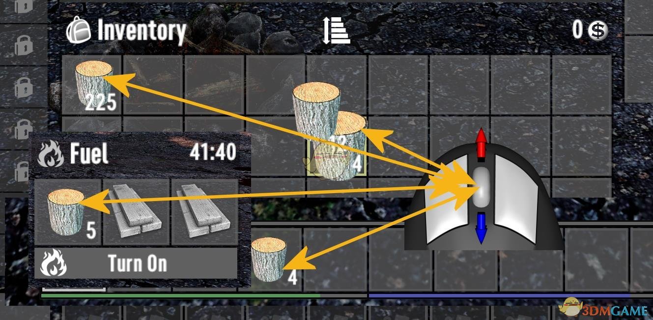 《七日杀》鼠标滚轮移动物品位置MOD