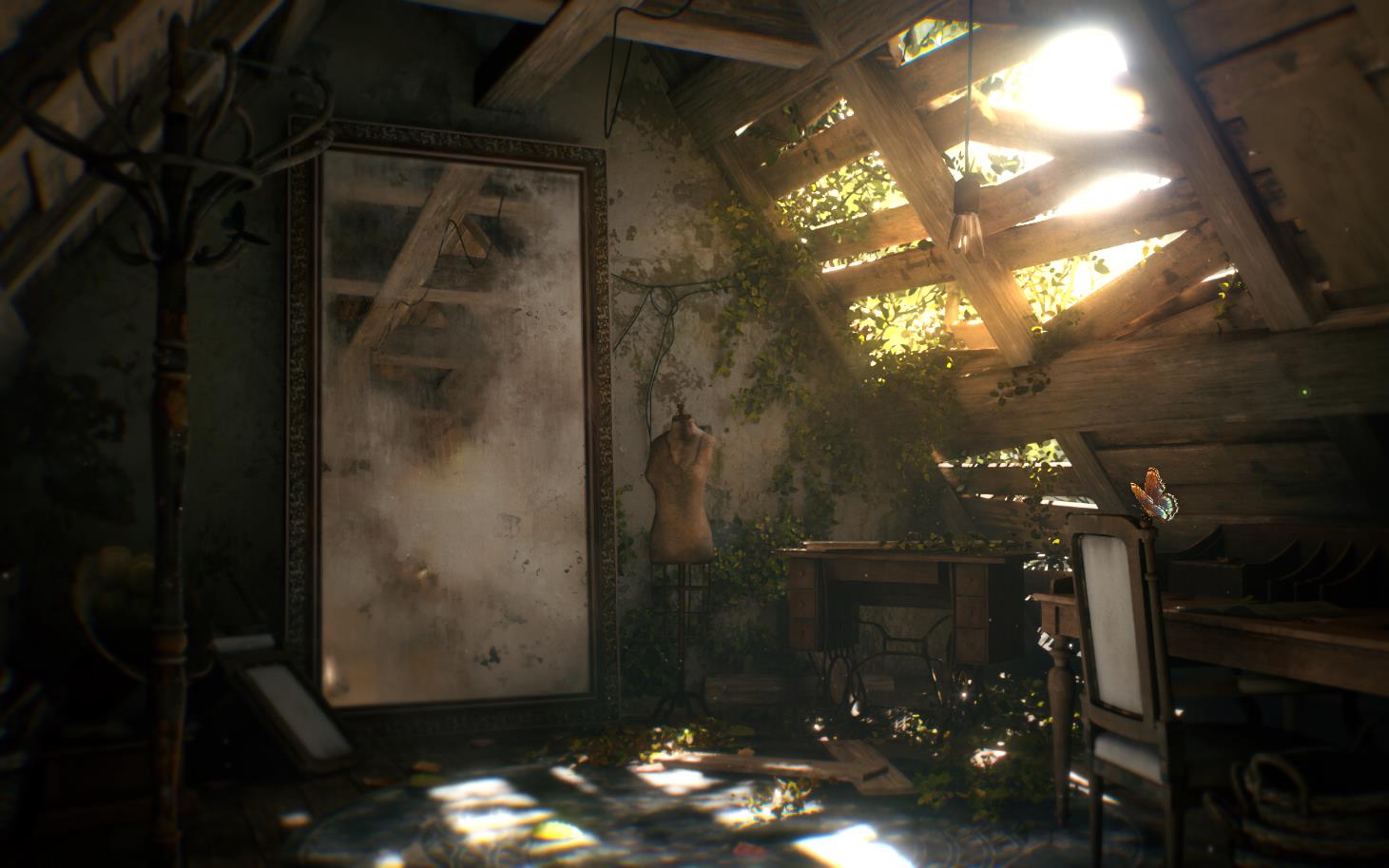 《Wallpaper Engine》废弃阁楼精美场景动态壁纸