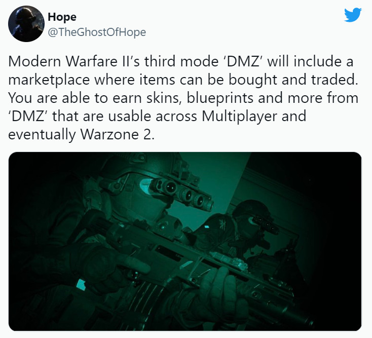 《使命召唤19》DMZ模式将有市场 玩家可以交易物品