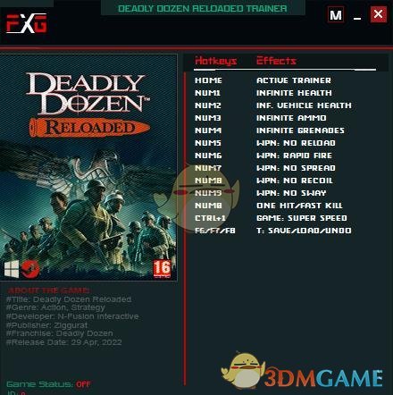 《重返狼穴：重制版》v1.03十二项修改器[FutureX]