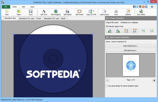 NCH Disketch Disc Label6.21