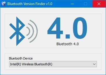 Bluetooth Version finder1.0