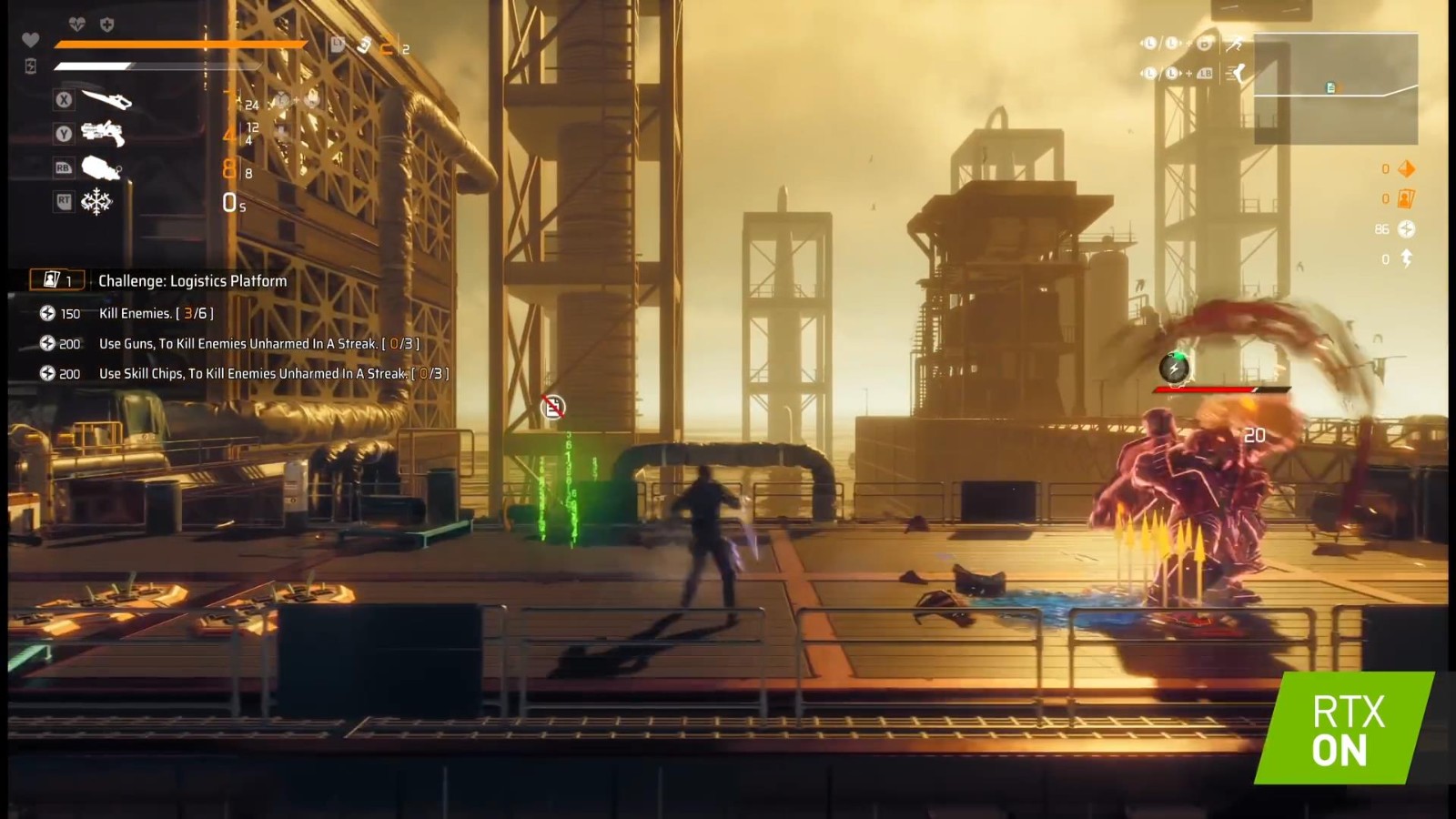 国产赛博朋克游戏《生死轮回》光追DLSS演示 画面酷炫