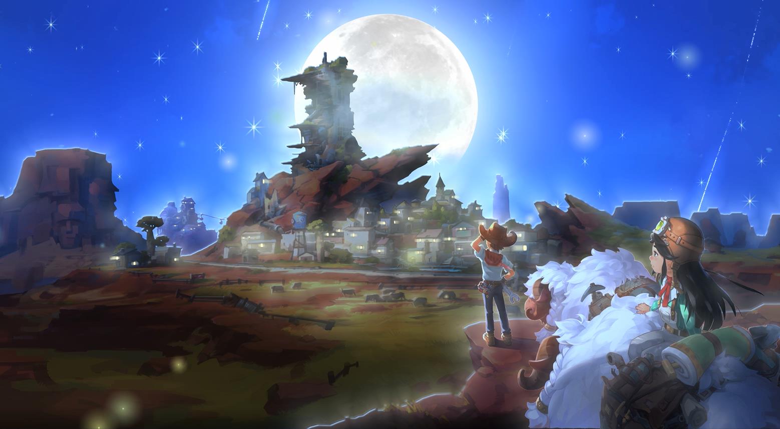 《Wallpaper Engine》沙石镇时光夜晚动态壁纸